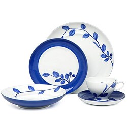 Mikasa True Blue 5-piece Dinnerware Set