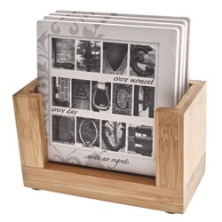 Thirstystone Gypsum Live, Laugh, Love Coaster Set