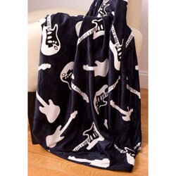 Guitar Microplush Throw