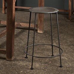 Iron Zinc-finish Counter Stool (India)