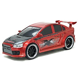 New Bright 1:16 Scale Touch Series Red Mitsubishi Lancer RC Car