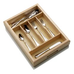 Mikasa French Countryside 45-pc Flatware Set with Caddy