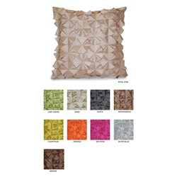  Smith Petal Faux Silk 17-inch Pillow