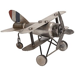 Replica 10-inch Metal Bi-plane