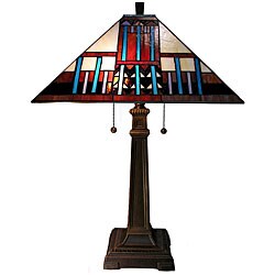 Tiffany Style Mission Table Lamp
