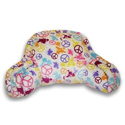 Splatter Peace Sign Boyfriend Bedrest Cushion