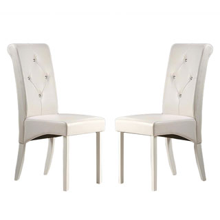 Warehouse of Tiffany White Dining Room Chairs (Set of 4)