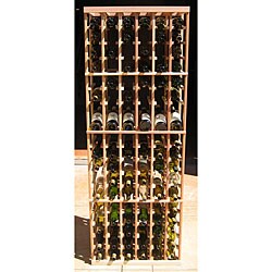 Architectural Elements Redwood 102-bottle Wine Rack