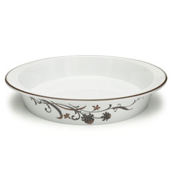 Mikasa Cocoa Blossom Pie Dish
