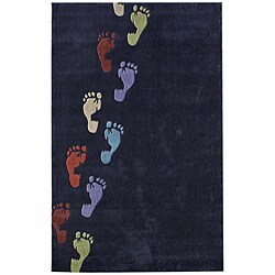 Handmade Alexa Pino Footsteps Rugs (3'6 x 5'6) (Set of 2)