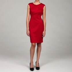 London Times Women's Ruby Paneled Dress