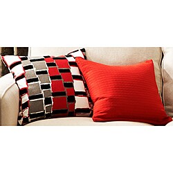 Urban Exchange Red Decorative Pillows (Set of 2)