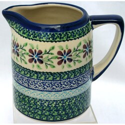 Polish Stoneware 24-oz Cylinder Pitcher (Poland)