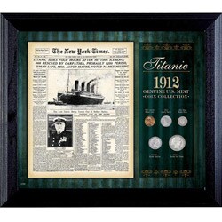 New York Times Titanic 1912 U.S. Mint Coin Collection