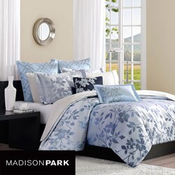 Madison Park Eden Full/Queen-size 7-piece Duvet Cover Set