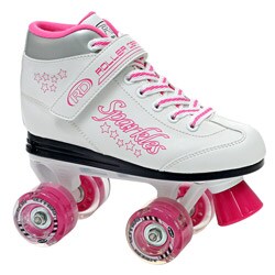 Sparkle Girl's Lighted Wheel Roller Skates