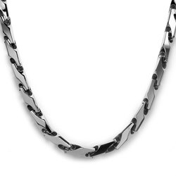 Tungsten Carbide Men's Necklace