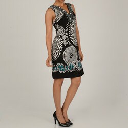 Tiana B Women's Jewel Embellished V-neck Dress