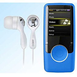 'Coby' Blue 4GB 1.8-inch LCD MP3 Player