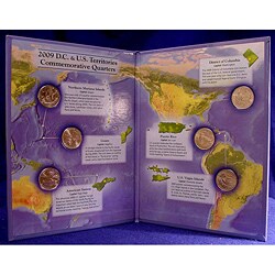  U.S. Territory Quarters in Display Map