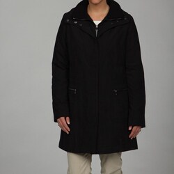 Jones New York Women's Black Hooded Jacket FINAL SALE