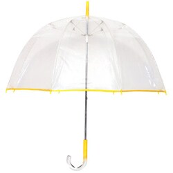 Tina T Bubble Clear/ Yellow Umbrella