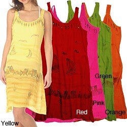 Women's Boat Print Dress (India)