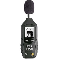 Pyle Mini Sound Level Meter with A-Frequency Weighting