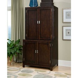 City Chic Compact Computer Desk and Hutch
