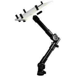Cotytech Clamping Ball Joint Head Extendable Arm iPad Car Holder