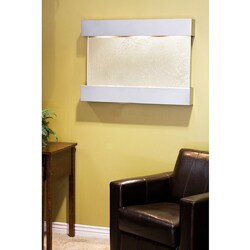 Adagio Reflection Creek Silver Finish Wall-mounted Water Feature 