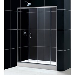 DreamLine Infinity Shower Door and Amazon Shower Base