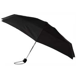 Leighton Umbrellas Black Automatic Compact Umbrella