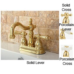Polished Brass Bathroom Faucet