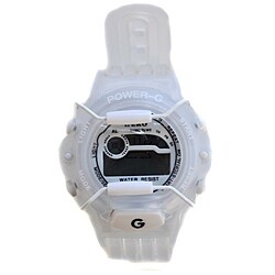 Power G Perfect Time White Alarm Chronograph Watch 