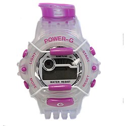 Power G Perfect Time Light Pink Alarm Chronograph Watch