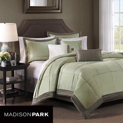 Madison Park Brookfield Sage 7-piece Queen-size Comforter Set
