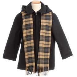 Brian Mathews Toddler Boy's Coat and Scarf Set