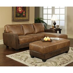 Montgomery Fabric Sectional and Ottoman Set