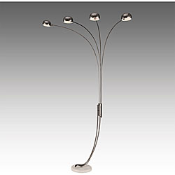 Modern Chrome Metal Arch Lamp