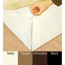 Grand Luxe 'Hike Up Your Skirt' Microfiber Adjustable 17-inch Drop Queen-size Bedskirt