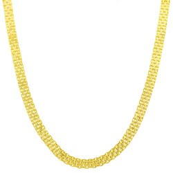14k Yellow Gold 20-inch Bismark Chain