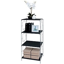 Black 3-shelf Storage Rack