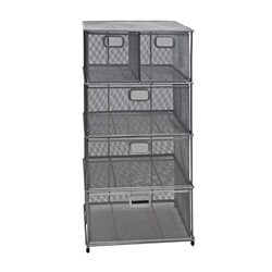 Mesh 5-drawer Storage Chest