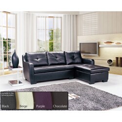 Athen Leather Sectional Sofa