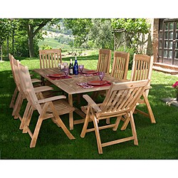 Genoa 9-piece Teak Dining Set