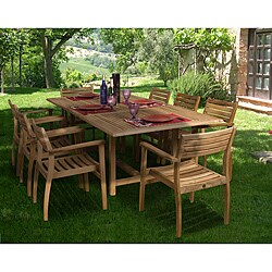 Paris 9-piece Teak Dining Set