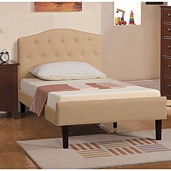 Khaki Butter Twin-size Bed