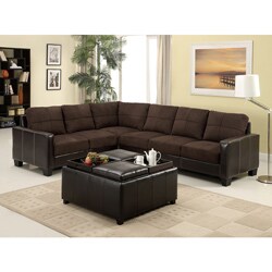 Reese 2-piece Microfiber Sectional Sofa