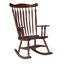 Colonial Cherry Finish Rocking Chair
